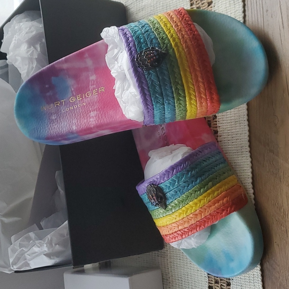New Kurt Geiger London Sandals US 6 Rainbow -make reasonable offer!